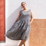 Maxi SMOCK light weight linen dress - notPERFECTLINEN EU