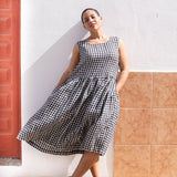 Maxi SMOCK light weight linen dress - notPERFECTLINEN EU