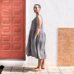 Maxi SMOCK light weight linen dress - notPERFECTLINEN EU