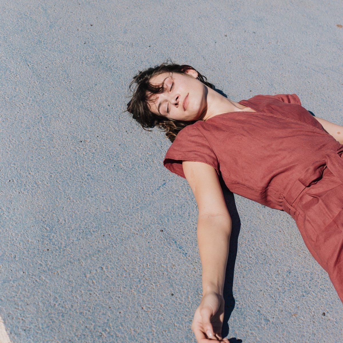 Maxi TORINO wrap wide leg linen jumpsuit - notPERFECTLINEN EU