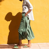 Maxi WELS wide leg linen pants - notPERFECTLINEN EU