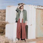 Maxi WELS wide leg linen pants - notPERFECTLINEN EU