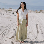 Maxi WELS wide leg linen pants - notPERFECTLINEN EU
