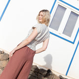 Maxi WELS wide leg linen pants - notPERFECTLINEN EU
