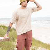Men’s cargo linen shorts MACKAY - notPERFECTLINEN EU