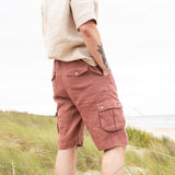 Men’s cargo linen shorts MACKAY - notPERFECTLINEN EU
