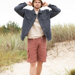 Men’s cargo linen shorts MACKAY - notPERFECTLINEN EU