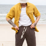 Men’s casual linen pants ONTARIO - notPERFECTLINEN EU