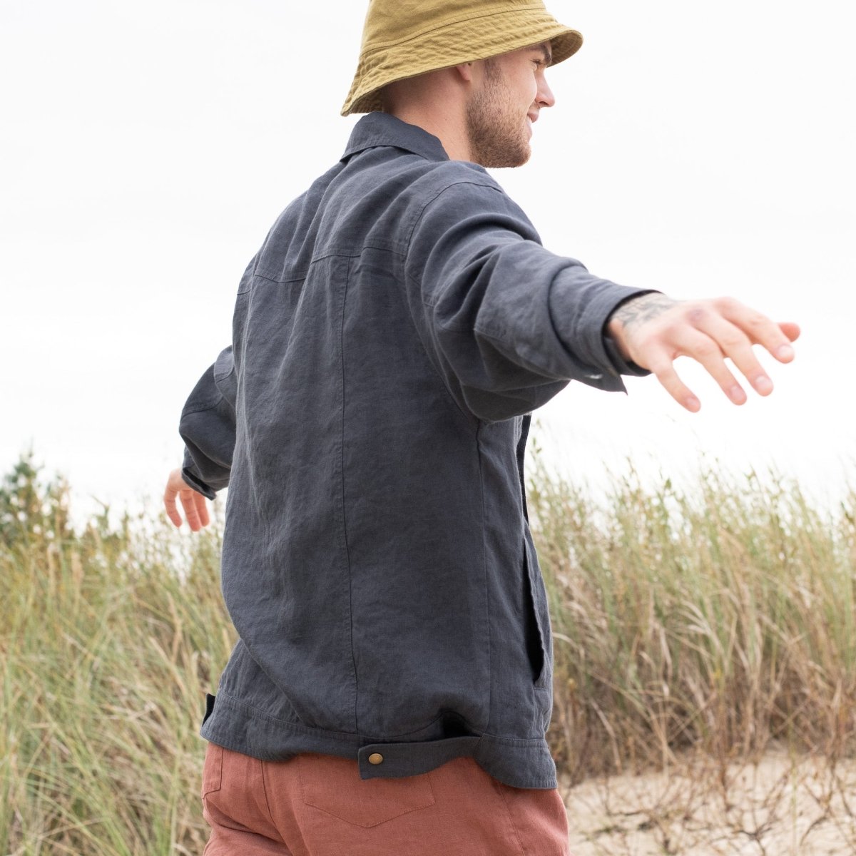 Men’s linen jacket HALDEN - notPERFECTLINEN EU