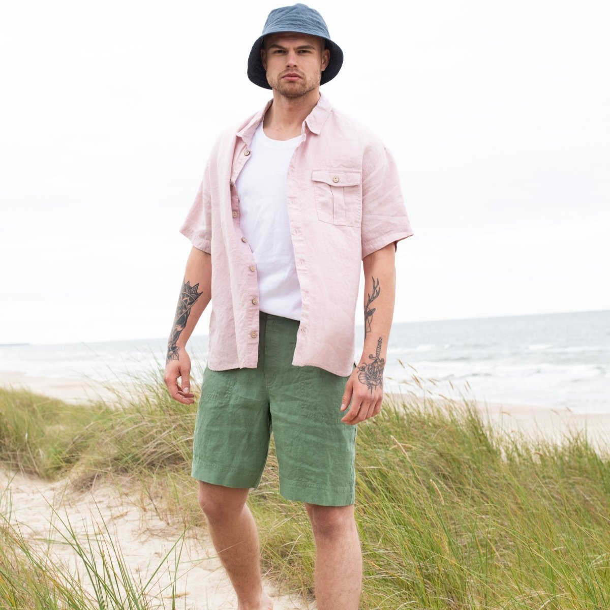 Men’s linen shorts DARWIN - notPERFECTLINEN EU