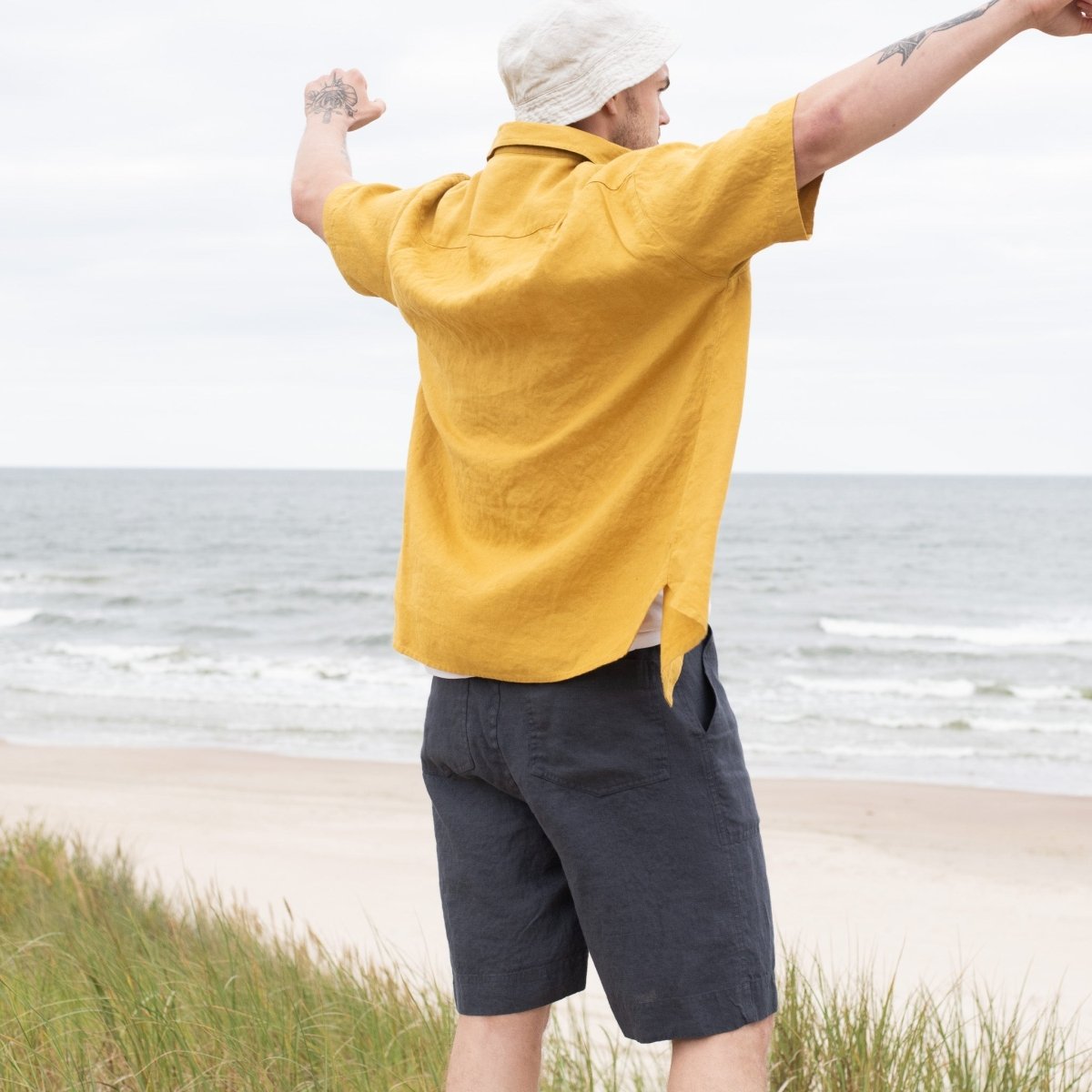 Men’s linen shorts DARWIN - notPERFECTLINEN EU