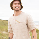 Men’s linen t-shirt BURNIE - notPERFECTLINEN EU