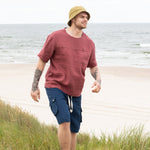 Men’s linen t-shirt BURNIE - notPERFECTLINEN EU