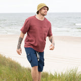 Men’s linen t-shirt BURNIE - notPERFECTLINEN EU