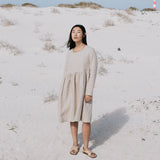 Midi EMILIE loose linen dress - notPERFECTLINEN EU
