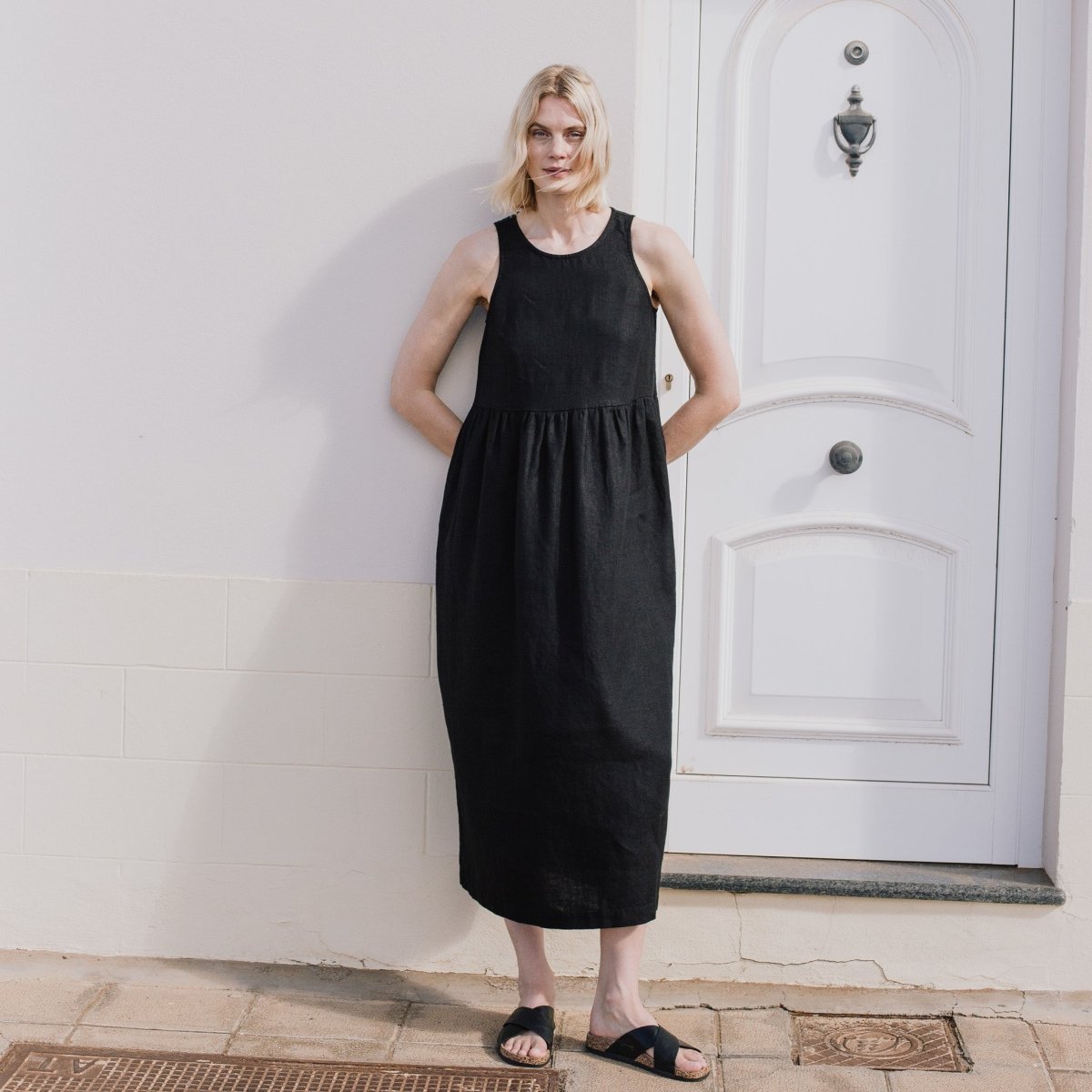 NAPA long linen dress - notPERFECTLINEN EU