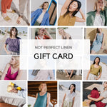 not PERFECT LINEN gift card for Her - notPERFECTLINEN EU