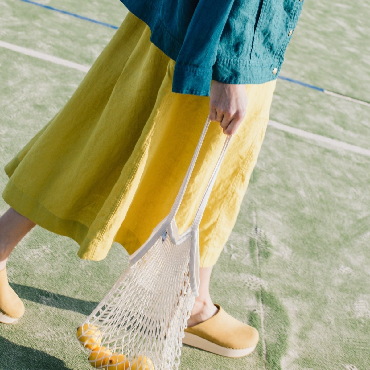 OIA gathered linen skirt - notPERFECTLINEN EU