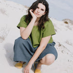 OIA gathered linen skirt - notPERFECTLINEN EU