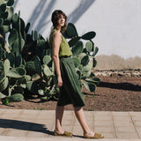 PORTO linen tank top - notPERFECTLINEN EU