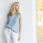 PRAGUE-2 swing linen tank top - notPERFECTLINEN EU