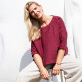 Prewashed medium-weight linen fabric [Mid Yellow Gingham] - notPERFECTLINEN EU