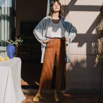 PUGLIA straight cut linen pants - notPERFECTLINEN EU