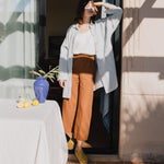 PUGLIA straight cut linen pants - notPERFECTLINEN EU