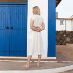 REINE waisted linen dress - notPERFECTLINEN EU