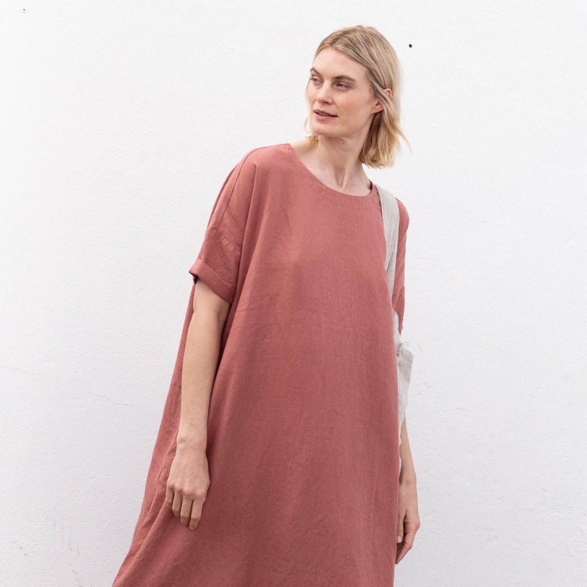 RENNES-2 oversized linen dress - notPERFECTLINEN EU