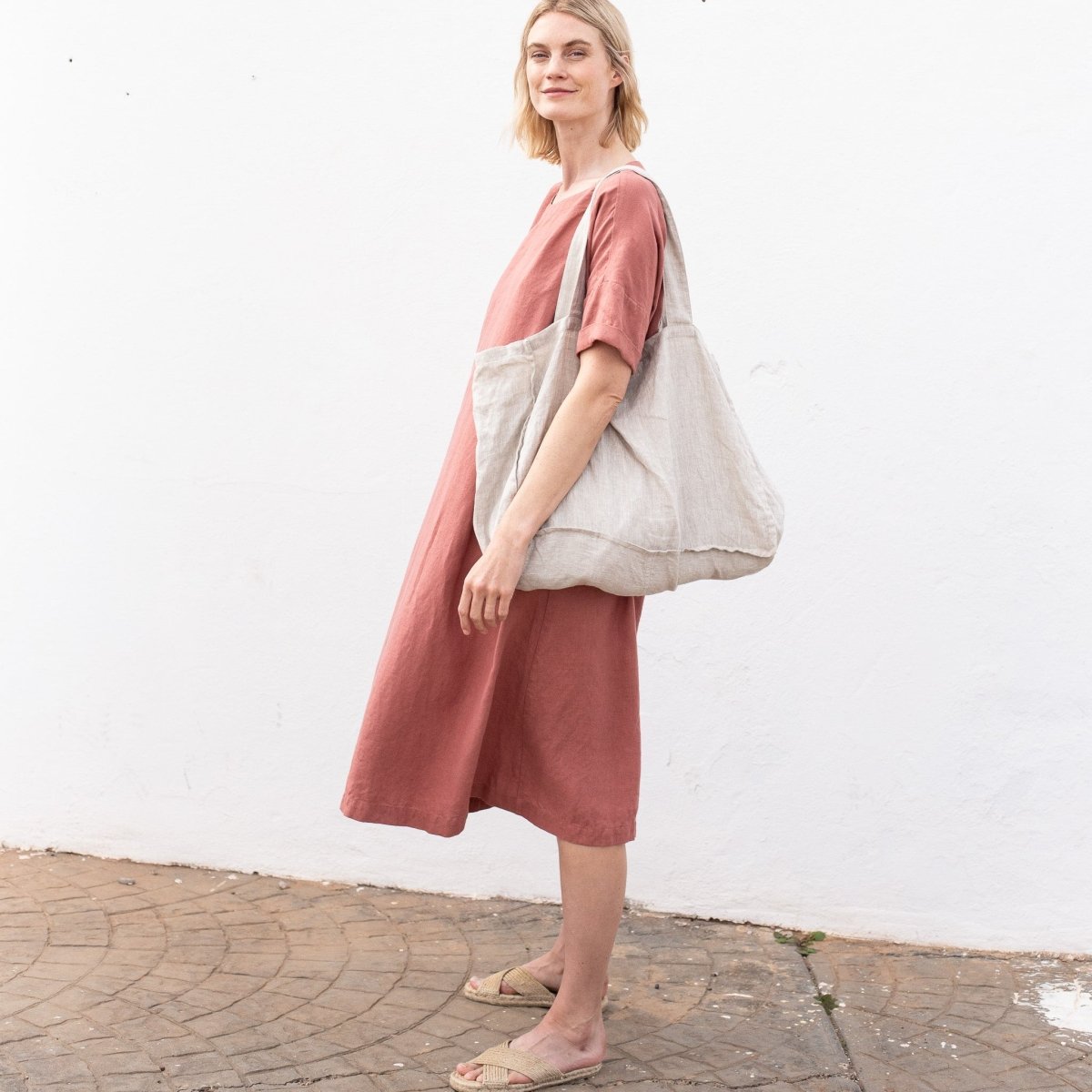 RENNES-2 oversized linen dress - notPERFECTLINEN EU