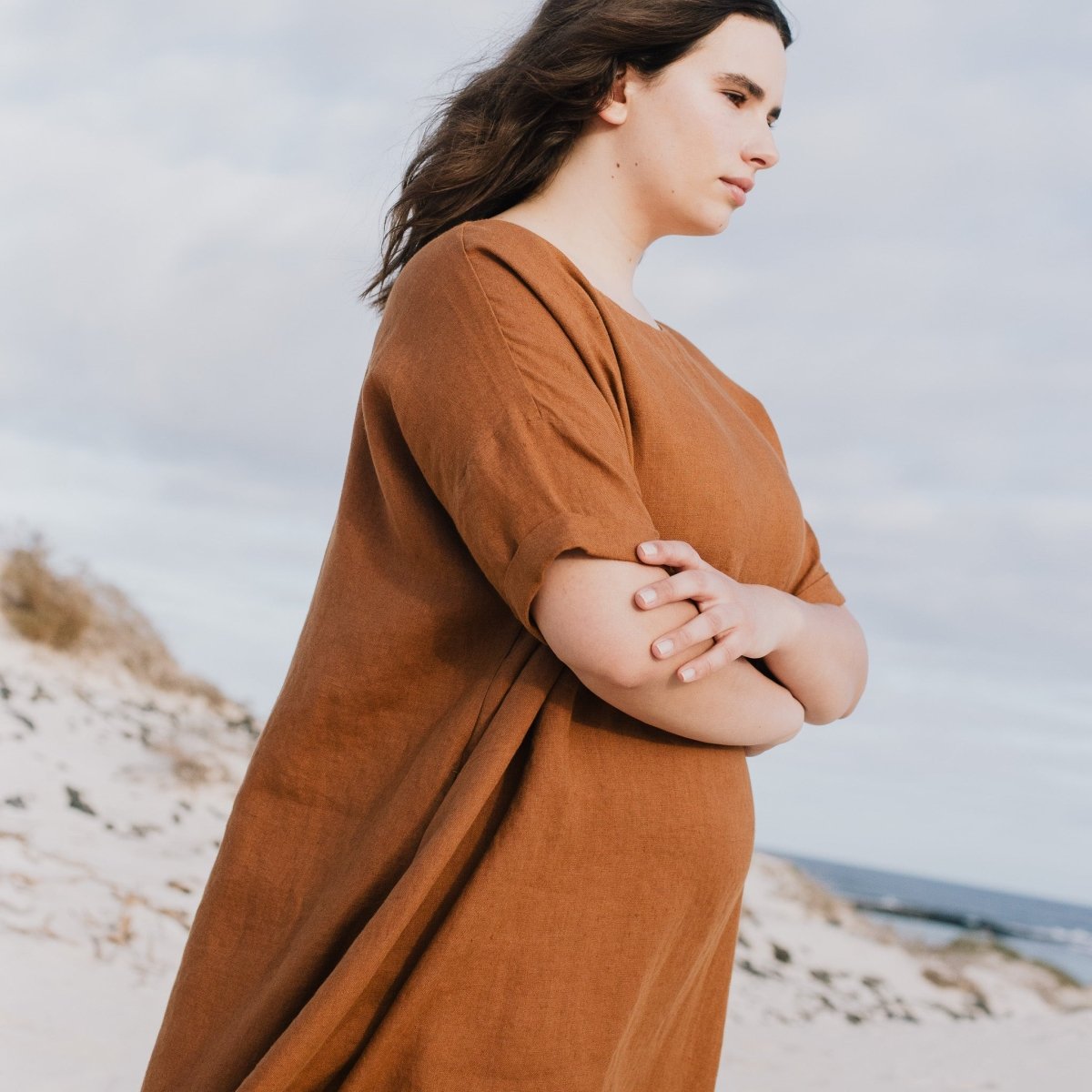 RENNES-2 oversized linen dress - notPERFECTLINEN EU