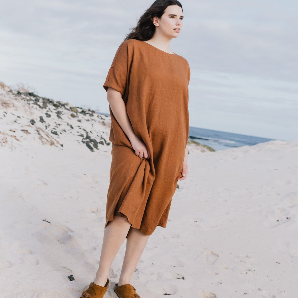 RENNES-2 oversized linen dress - notPERFECTLINEN EU