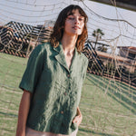 RENO button linen shirt - notPERFECTLINEN EU