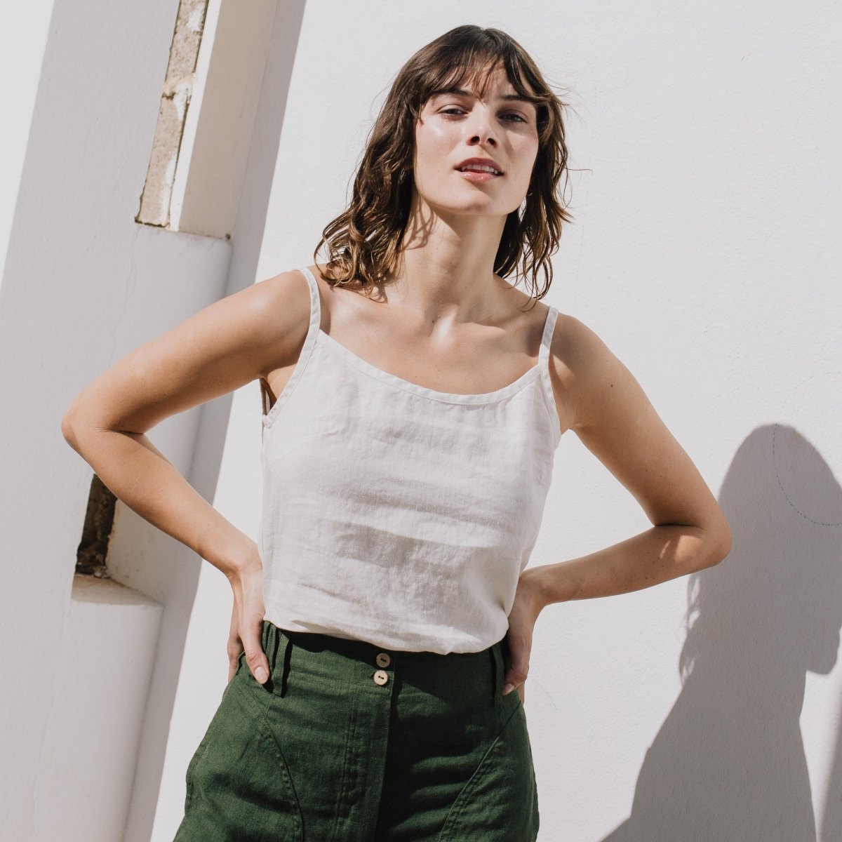 RIMINI cami linen top - notPERFECTLINEN EU