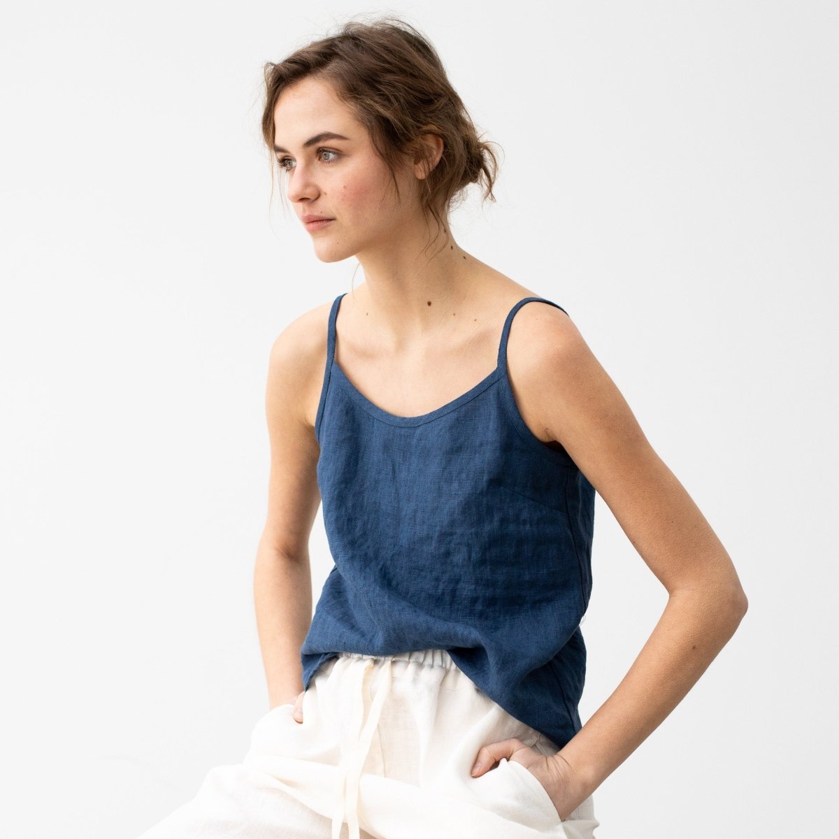 RIMINI cami linen top - notPERFECTLINEN EU