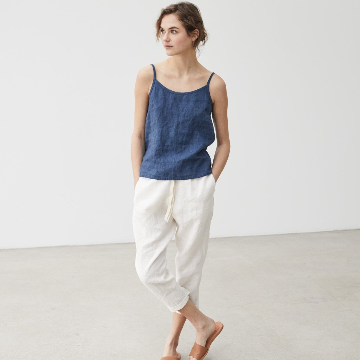 RIMINI cami linen top - notPERFECTLINEN EU