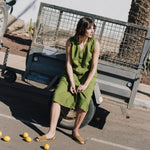 ROME classic button - down linen dress - notPERFECTLINEN EU