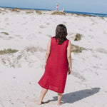 ROME classic button - down linen dress - notPERFECTLINEN EU