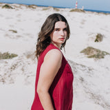 ROME classic button - down linen dress - notPERFECTLINEN EU