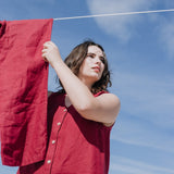 ROME classic button - down linen dress - notPERFECTLINEN EU