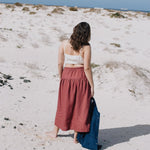 RYE two-tier linen skirt - notPERFECTLINEN EU