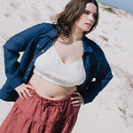 RYE two-tier linen skirt - notPERFECTLINEN EU