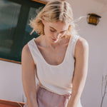 RYE two-tier linen skirt - notPERFECTLINEN EU