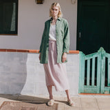 RYE two-tier linen skirt - notPERFECTLINEN EU