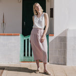RYE two-tier linen skirt - notPERFECTLINEN EU