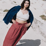 RYE two-tier linen skirt - notPERFECTLINEN EU