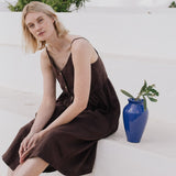 SARAH button down slip linen dress - notPERFECTLINEN EU