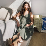 SARAH button down slip linen dress - notPERFECTLINEN EU