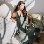 SARAH button down slip linen dress - notPERFECTLINEN EU